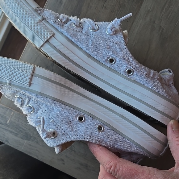 Converse CTAS Shoreline Textured Moonlight Cotton Skips 8.5 - Picture 7 of 10